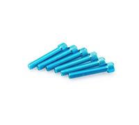 Puig 0540 un blister 6 viti, M8, 55 mm, colore: blu