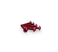 Puig 0610R Blister 6 Viti Abombado, M5 x 25 mm, Colore: Rosso
