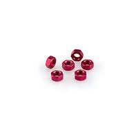 Puig 0763r Blister 6 dadi, M5, colore: rosso