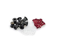 Puig 0957R Kit di viti, colore: Rosso