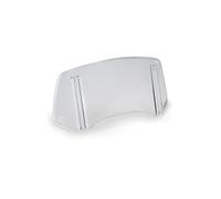 Puig 10919W Visiera multi-regolabile 2.0 Clip-on con sistema ottimizzato e regolazione in altezza e inclinazione per migliorare la protezione aerodinamica, Trasparente