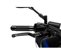 Motoplastic Leva freno Puig 120NP pieghevole con selettore argentato, colore Nero