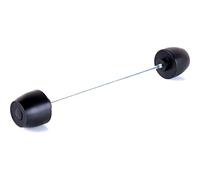 Puig 20030N Protezione Forcellone PHB19 protezione in nylon lavorato per forcellone e sospensione con design racing, Nero