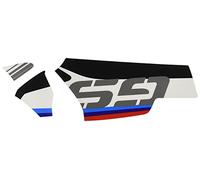 Puig 20153B Kit Adesivi Protezione Forcellone specifico per Modello, Bianco