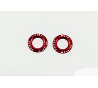 Puig Set di anelli in alluminio 20271R – Opzionale Rosso