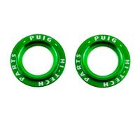 Puig 20271V Protezione Forcellone PHB19 protezione in nylon lavorato per forcellone e sospensione con design racing, Verde