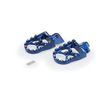 Puig 20559A Pedane off-Road ad Alta Resistenza con Design Antiscivolo per Massimo Controllo e stabilità Durante la Guida, Blu