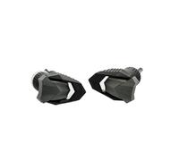 Puig 20716N Protezioni motore R19 con tamponi in nylon e design compatto per protezione integrale di telaio e motore, Nero