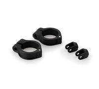 Puig Set di morsetti 20756N 39 mm per tamponi paratelaio R19 Nero