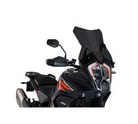 Puig 20816F Cupolino Touring Plus Extra Alto e aerodinamico in Acrilico ad Alto Impatto con Profilo Arrotondato Che massimizza Protezione e Comfort in Viaggio, fumé Scuro