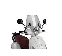 Puig 20844H Carenabrise Trafic e Urban parabrezza aerodinamico urbano in policarbonato da 3 mm con profilo arrotondato e protezione dal vento per la guida quotidiana, Fumé