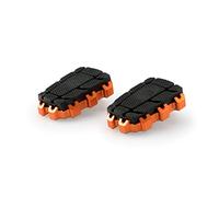 Puig 20851T Poggiapiedi Modello Enduro 2.0. Arancione