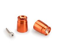 Puig 21008T Contrappesi Manubrio Sport design sportivo, Arancione