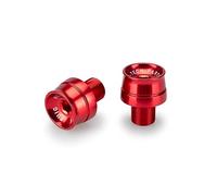 Puig 21014R Contrappesi Manubrio Speed alluminio lavorato CNC, Rosso