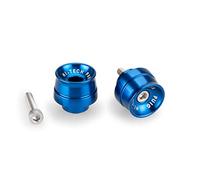 Puig 21020A Contrappesi Manubrio Speed alluminio lavorato CNC, Blu