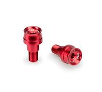 Puig 21024R Terminali Manubrio Modello Speed per Yamaha Rosso