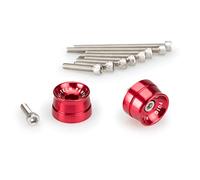 Puig 21030R Terminali Manubrio Modello Speed per Suzuki/Yamaha Rosso