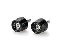 Puig 21033N Contrappesi Manubrio Speed alluminio lavorato CNC, Nero