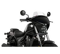 Puig 21064W Batwing SML Touring in ABS e PMMA con cupolino regolabile per massima protezione aerodinamica in stile custom, Trasparente