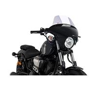Puig 21078H Batwing SML Touring in ABS e PMMA con cupolino regolabile per massima protezione aerodinamica in stile custom, Fumé