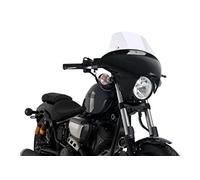 Puig 21078W Batwing SML Touring in ABS e PMMA con cupolino regolabile per massima protezione aerodinamica in stile custom, Trasparente