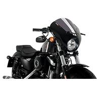 PUIG Cupolino semicarenato Dark Night per Harley D. Sportster Forty-Eight Motoplastic