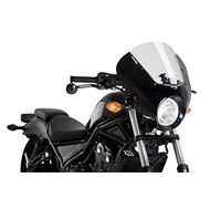 Puig Cupolino Semicarenato Dark Night 21101F – Honda CMX500 Rebel 2018 – Fumé Scuro