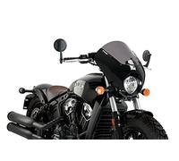 PUIG CUPOLINO SEMICARENATO DARK NIGHT PER INDIAN SCOUT BOBBER 18-24 FUME SCURO-2