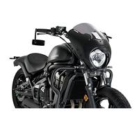 Puig 21108H Dark Night in ABS e acrilico con design aerodinamico per protezione frontale ed estetica custom sportiva, Fumé