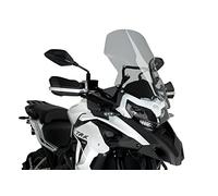 Puig 21127F Deflettori Frontali Extended con maggiore superficie di protezione aerodinamica per braccia e spalle compatibili con parabrezza Puig e OEM, Fumé Scuro