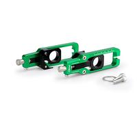 Puig 21189V Tendicatena alluminio lavorato CNC, Verde