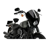 Puig Cupolino semicarenato Dark Night per Harley D. Softail Street Bob FXBB 2021 Fumè scuro 21213F
