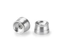 Puig 21235P Contrappesi Manubrio Speed alluminio lavorato CNC, Argento