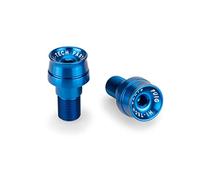 Puig 21292A Contrappesi Manubrio Speed alluminio lavorato CNC, Blu