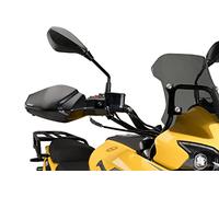 Puig 21335J Paramani per moto resistenti agli impatti e al vento realizzati in ABS con design integrato e protezione contro gli agenti atmosferici, Nero Opaco