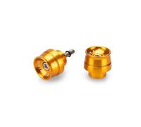 Puig 21426O Contrappesi manubrio Speed in alluminio lavorato dal pieno con design compatto e stile racing per la riduzione delle vibrazioni, Oro