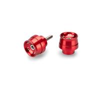 Puig 21426R Contrappesi Manubrio Speed alluminio lavorato CNC, Rosso