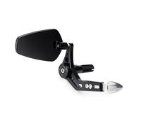 Puig 21440P Protezione Leva Freno con Specchietto Pro Silver