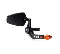 Puig 21440T Protezione Leva Freno con Specchietto Pro Arancione