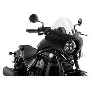 PUIG CUPOLINO SEMICARENATO TOURING MIRAGE PER HONDA CMX1100 REBEL 21-24 TRASPARE