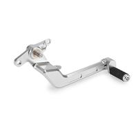 Puig 21470P Leva Cambio-Freno lavorate in alluminio anodizzato con puntale regolabile e design ergonomico per un maggiore controllo, Argento