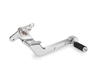 Puig 21470P Leva Cambio-Freno lavorate in alluminio anodizzato con puntale regolabile e design ergonomico per un maggiore controllo, Argento