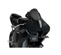 Puig 21522C Cupolino Z-Racing aerodinamico e Sportivo in Acrilico da 3 mm con Doppia Altezza e canalizzazioni Laterali Che migliorano Protezione e stabilità, Carbonio