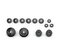 Motoplastic Tappi telaio per BMW R1250 R 18-24 in alluminio Nero