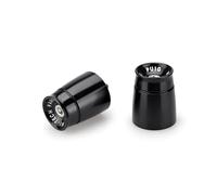 Puig 21541N Contrappesi Manubrio Sport design sportivo, Nero