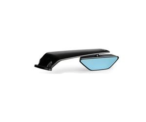 Puig 21566N Specchio Aileron con sistema integrato di alettone downforce e specchio retrovisore con opzione indicatore TAB, Nero
