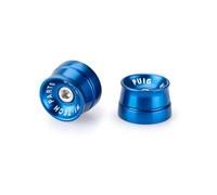 Puig 21598A Contrappesi Manubrio Speed alluminio lavorato CNC, Blu