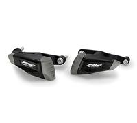 Puig 21666N protezioni motore Pro 2.0 in poliammide con zone elastomeriche e design aerodinamico per protezione avanzata, Nero