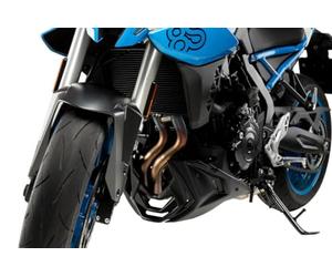 Puig 21698J Cupolino Inferiore in ABS resistente, Nero Opaco
