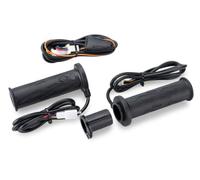 Puig 21729N Set di manopole riscaldabili universali Puig con termostato integrato e quattro livelli di temperatura per maggiore comfort termico durante la guida in climi freddi, Nero